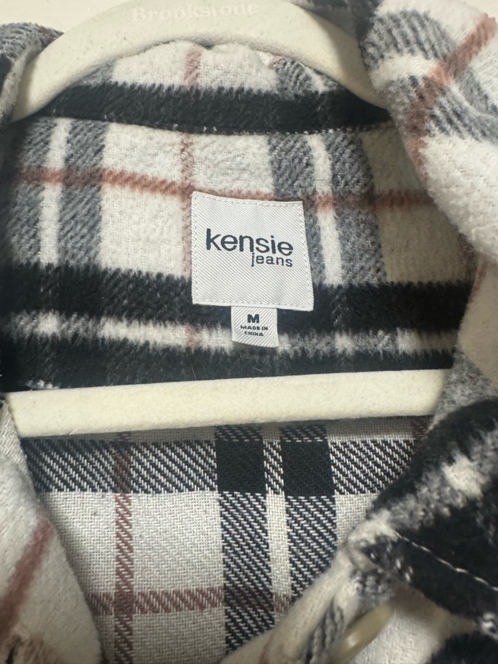Kensie Flannel Plaid Shacket - Picture 3 of 9